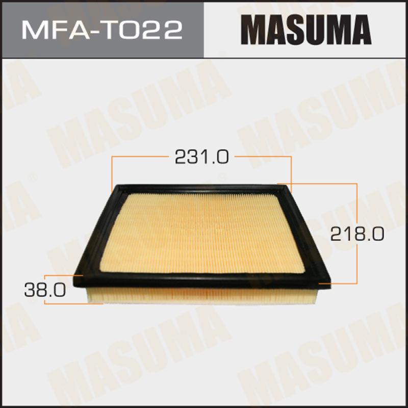 Фільтр повітряний mfa-t022 masuma MFAT022 MASUMA