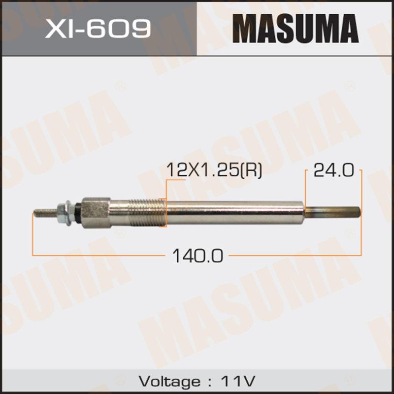 Свічка розжарювання XI609 MASUMA
