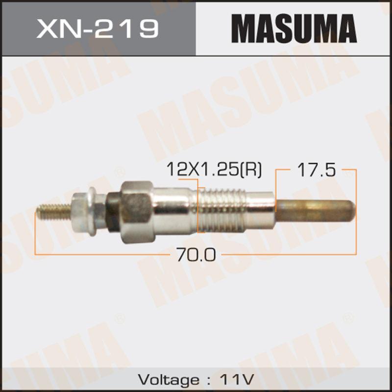 Свічка розжарювання XN219 MASUMA