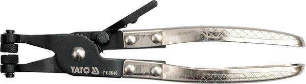 Щипці для шлангових хомутів yato l= 215 мм ra= 0-40 мм [12/72] YT0646 YATO