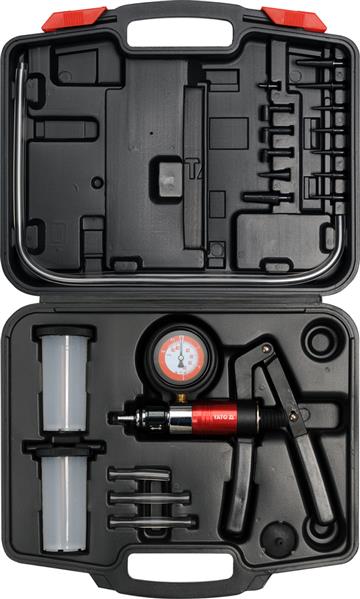 Ручний вакуумний насос в комплекті з насадками YT0674 YATO