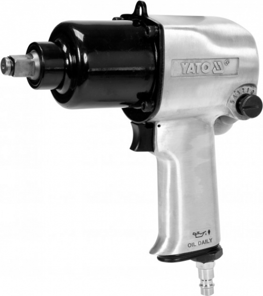 Гайковерт ударний пневматичний yato: квадрат 1/2” f = 850... YT09525 YATO