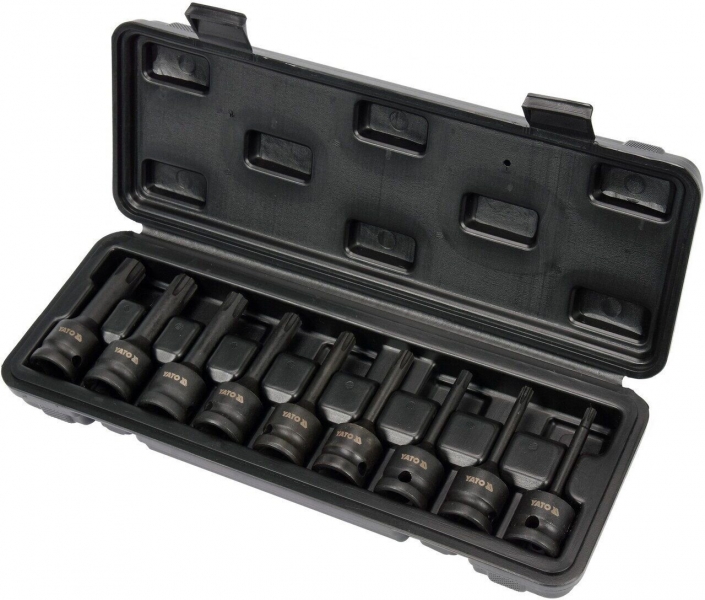 Набір профільних ударних головок YT10681 YATO