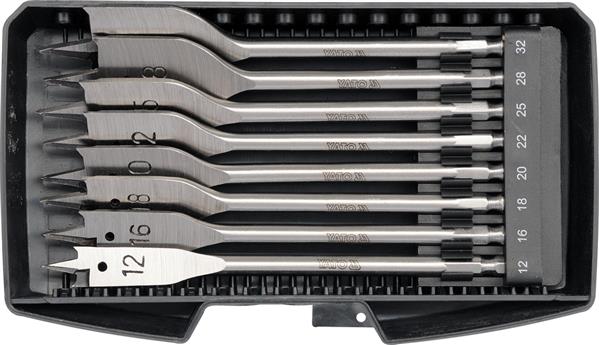 Zestaw wiertel lopatkowych 8cz. 12-32mm YT3259 YATO