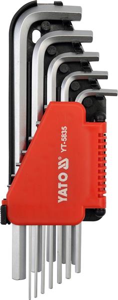 Набір ключів шестигранних YT5835 YATO