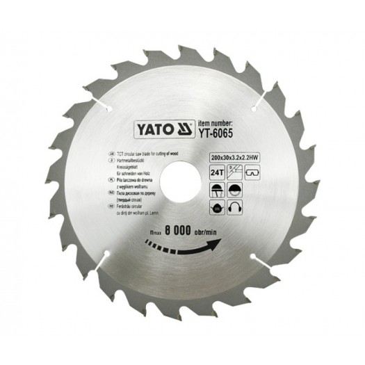 Pila tarczowa 184x24tx30 mm YT6060 YATO