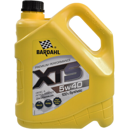 Bardahl xts 5w40  sn/cf a3/b4 mb 229.3/229.5 vw 502.00/505.00/501.01 rn0700/0710 36892 BARDAHL