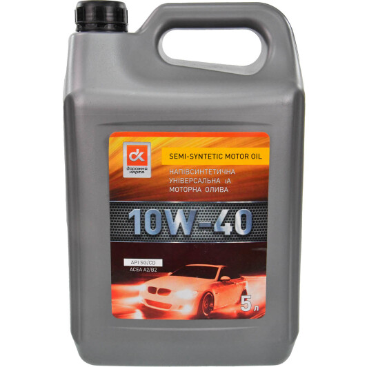 Масло моторн. дк 10w40 sg/cd каністра 5л/45кг 4102871244 ДОРОЖНАЯ КАРТА