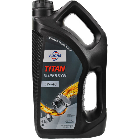 Моторна олива fuchs titan supersyn, 5w-40, 4л 602003218 FUCHS