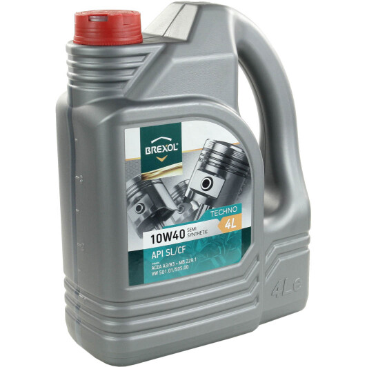 Масло моторн. brexol techno 10w40 sl/cf каністра 4л 48391051010 BREXOL