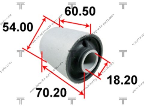 Сайлентблок рычага mazda telstar 93-97 AAMMA1016 TENACITY