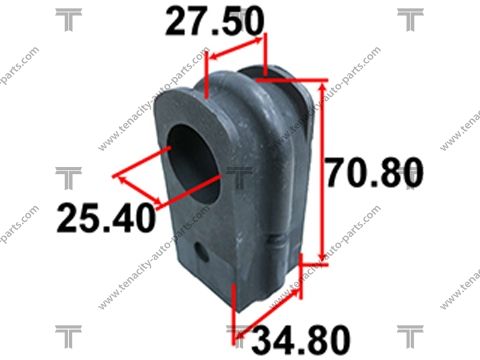 Втулка стабилизатора nissan 03-07 murano ASBNI1011 TENACITY