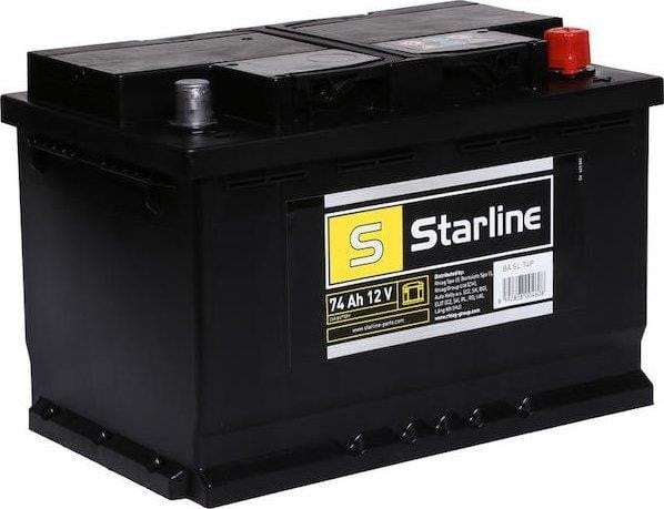 Акумулятор starline r+ 74ah en680 278 x 175 x 190 правий + b13 BASL74P STARLINE