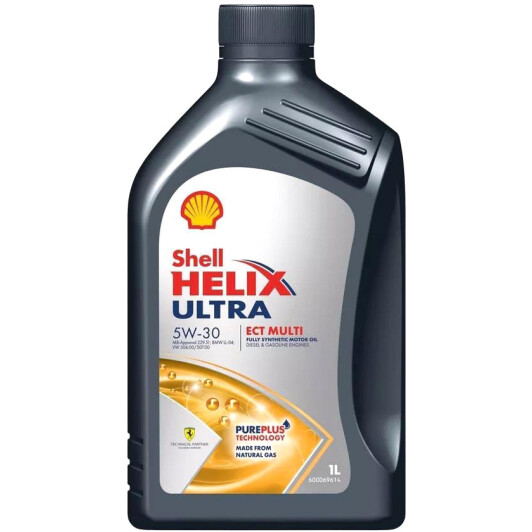 Масло моторное shell helix ultra ect multi 5w-30 1л 513894 SHELL