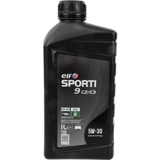 Моторна олива elf sporti 9 c2/c3 / 5w30 / 1л. / acea c2/c3 mb 229.52 gm dexos 2 208447 ELF