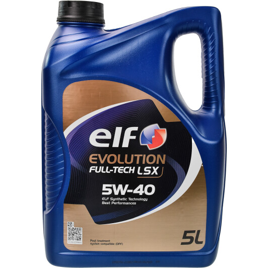 Elf evol. full-tech lsx 5w40 5л 213922 ELF