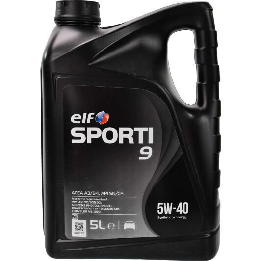 Elf sporti 9 5w40 5л 214252 ELF