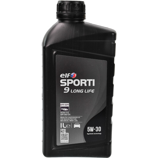 Elf sporti 9 long life 5w30 1л 214257 ELF