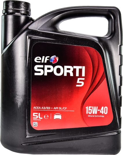 Elf sporti 5 15w40 5л 214300 ELF