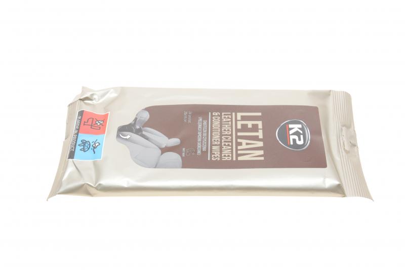 Вологі серветки для очищення шкіряної оббивки/k2 letan... K210 K2