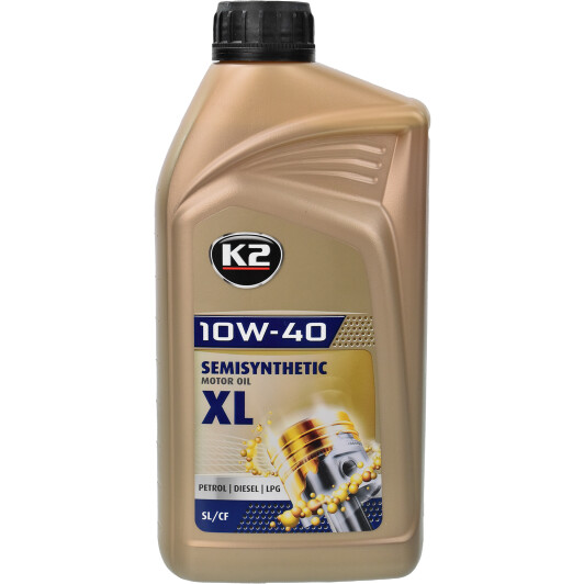 Моторна олива k2 xl, 10w-40, 1л O2041E K2