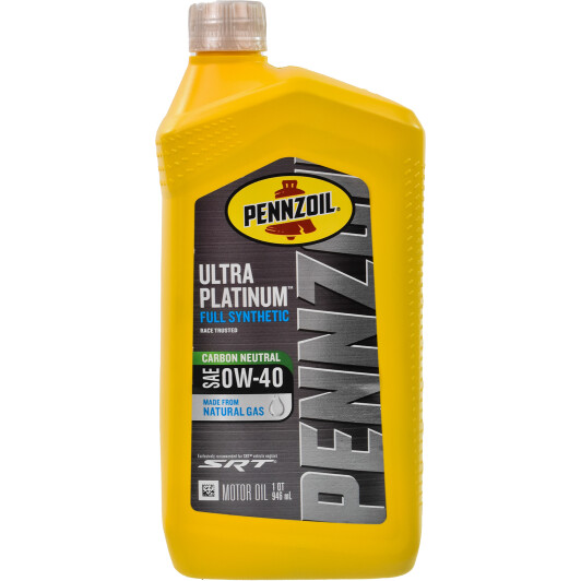 Pennzoil platinum ultra 0w-40 550040856 PENNZOIL