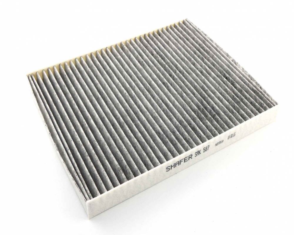 Фільтр салонний hyundai ix20 kia venga 10- 230x180x20 вугільний  shafer SAK587 SHAFER