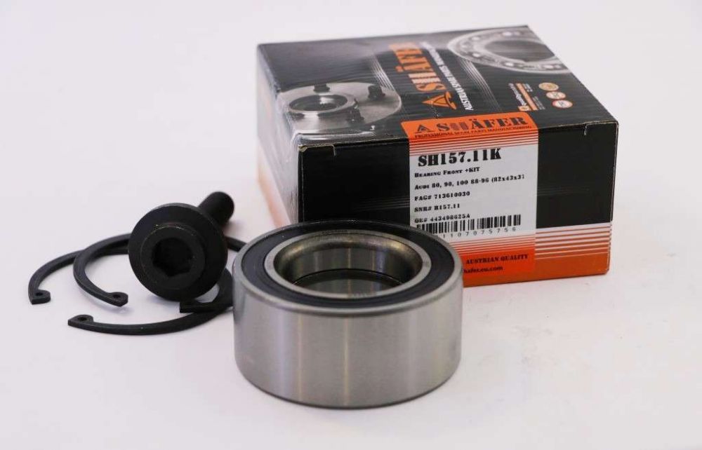 Підшипник передній audi 80 90 100 88-96 37x43/45x82 монт. ккт.+ SH15711K SHAFER