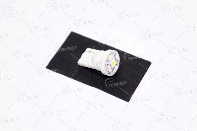 Лампа led б / ц габарит і панель приладів t10-5smd w2.1x9.5d 12v white... TMP03T1012V TEMPEST