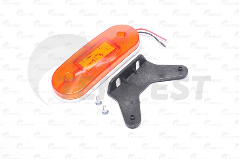 Ліхтар габаритний 24v 9 led unipoint помаранчевий tempest TP0257016 TEMPEST