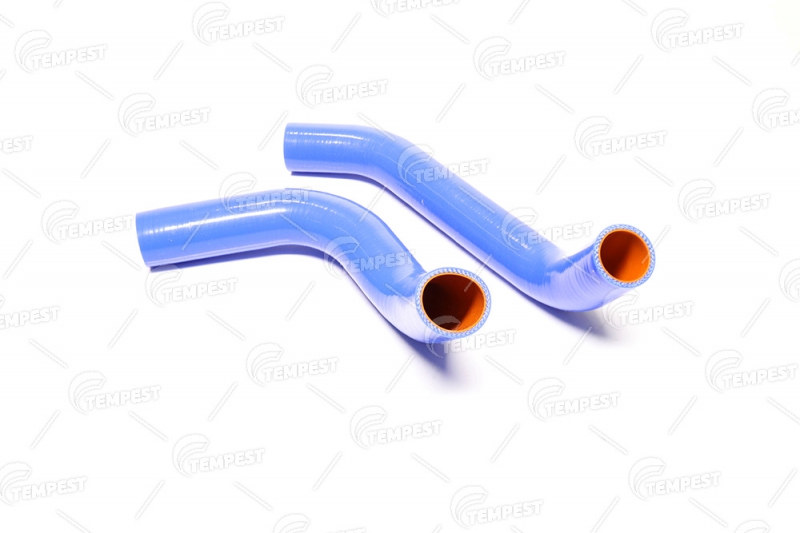 Патрубок радіатора газ 3307 компл. 2 шт. силікон tempest TP1330 TEMPEST
