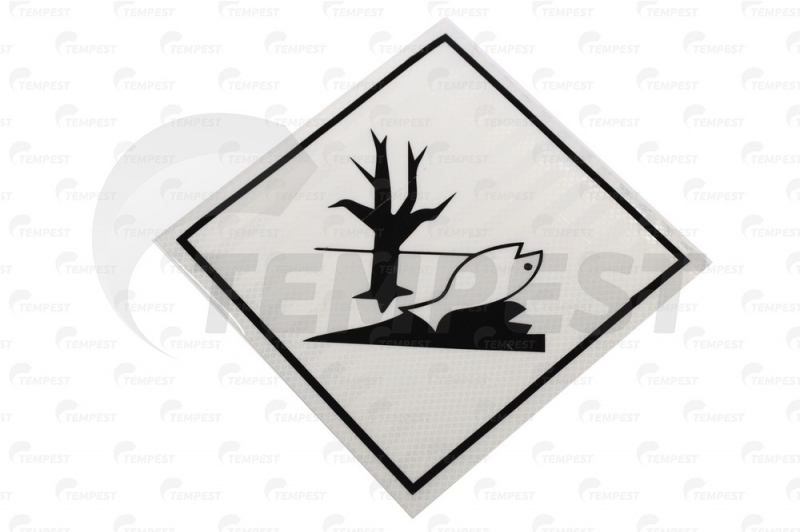 Табличка наклейка небезпечний вантаж для довкілля... TP875700 TEMPEST