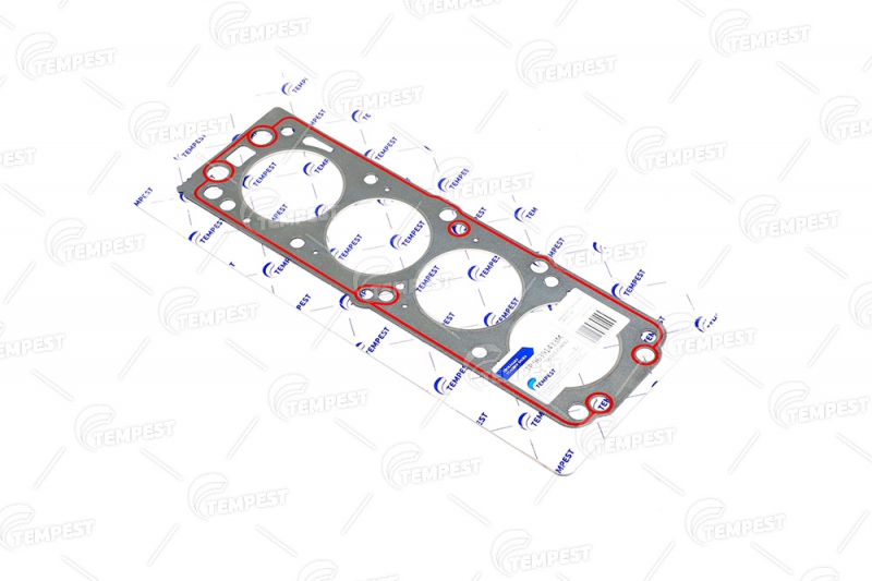 Прокладка головки блоку daewoo lanos 1.5 chevrolet aveo 1.5 без... TP96391433 TEMPEST