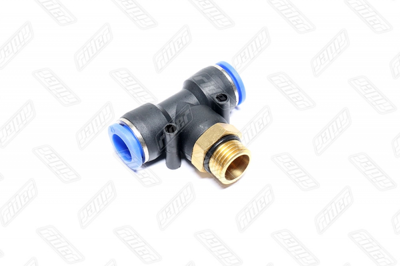 Зєднувач пневматичний d12-12 різьбовий-цанговий... RD994126 RIDER