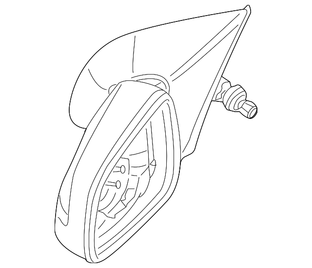 Зеркало заднего вида правое opel 13253337 13253337 OPEL