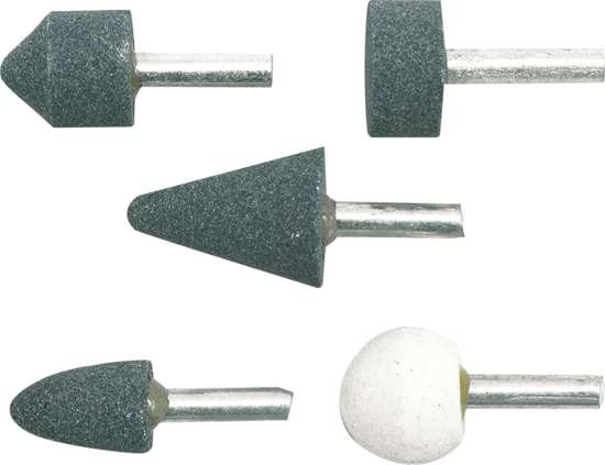 Насадки шліфувальні vorel комплект o-6мм 5шт.vorel 25400 VOREL