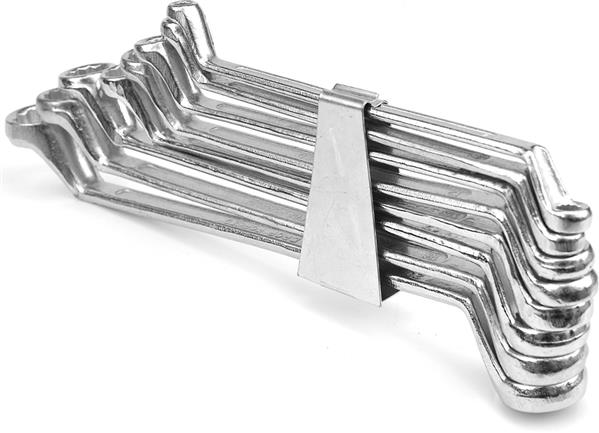 Klucze oczkowo odgiete 8szt 6-22mm 52570 VOREL