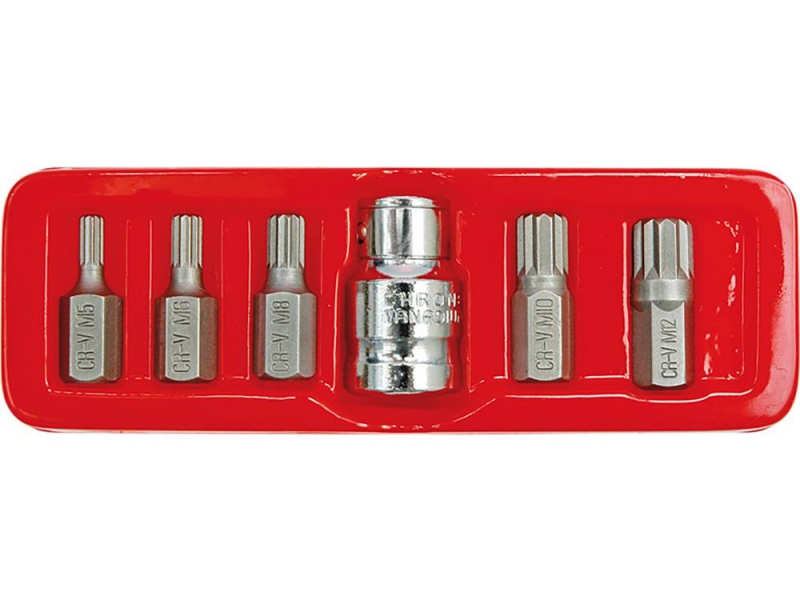 Klucze specjalne spline m5-m12 6 cz. 66760 VOREL