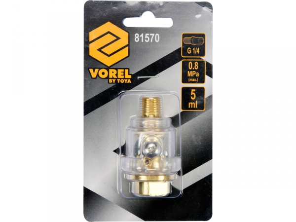 Маслянка-лубрикатор для змазки пневмоінструменту 81570 VOREL