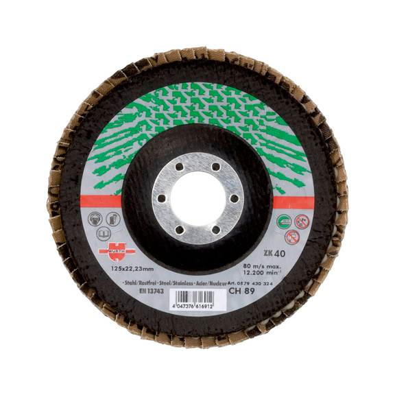 Круг пелюсковий шліф. по н.ж. d 125 р-80 {арт. 0579430328} 0579430328 WURTH