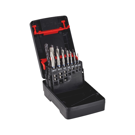 Набір свердл та мітчиків машинних для наскр.отв. blue hsco... 0653700014 WURTH