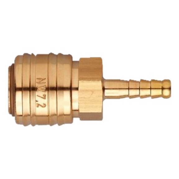 Штуцер швидкозмінний латунь nw7.2 9 mm {арт. 0699129} 0699129 WURTH