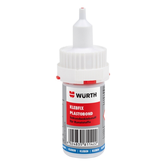 Суперклей klebfix plastobond dos-sys. 20 g {арт. 0893091} 0893091 WURTH