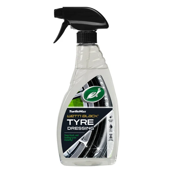 Очиститель шин черный лоск turtle wax wet n black 500мл 53943 TURTLE WAX