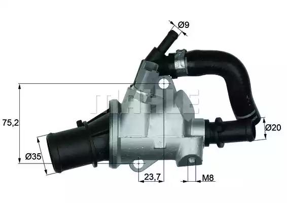 Termostat alfa romeo fiat lancia TI14688 BEHR HELLA