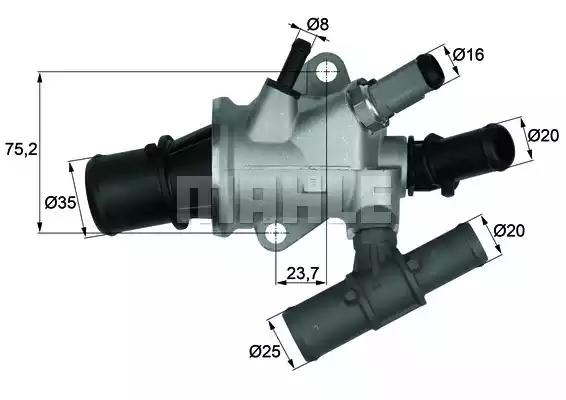 Termostat fiat TI16888 BEHR HELLA