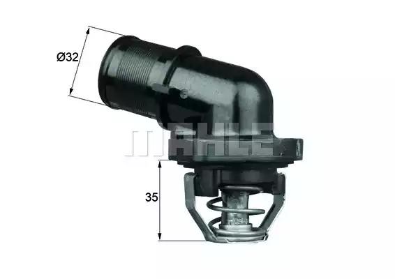 Termostat citroen peugeot TI18189 BEHR HELLA