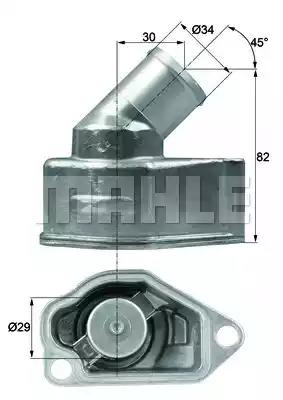 Termostat opel rover TI992 BEHR HELLA