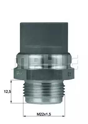 Włącznik wentylatora chłodnicy vw audi seat TSW9D BEHR HELLA