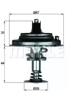 Termostat mercedes TX2680D1 BEHR HELLA